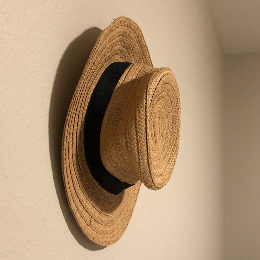 Treasure Bond Straw hat with black detail